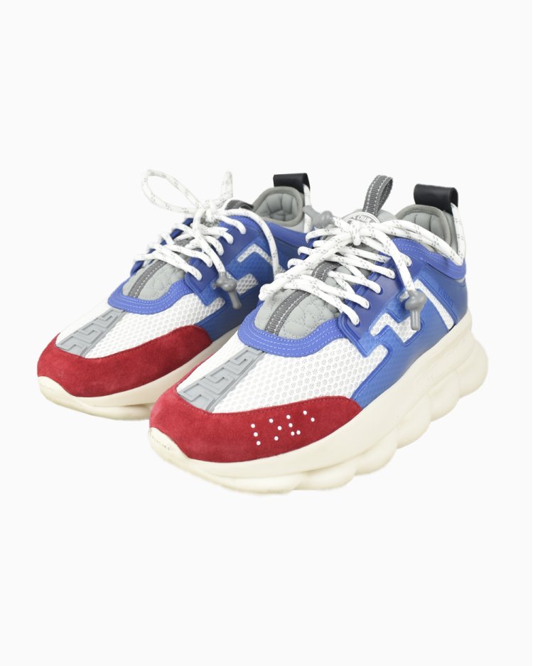 Tênis Versace Original Chain Reaction Tricolor Masculino